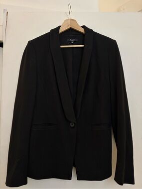 Madewell Black Single-Button Blazer